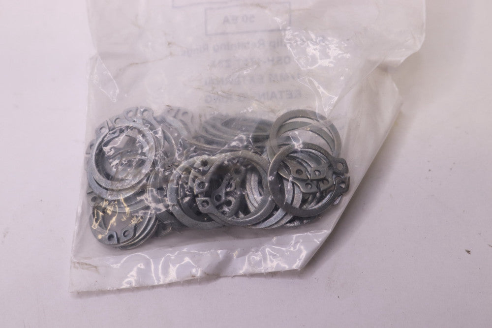 (50-Pk) Zoro Select Retain Ring Ext Carbon Steel 17mm Dia DSH-17STZ3X