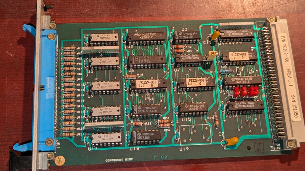 XYCOM XVME-202 PC Board Module 70202-001 Rev 1.1