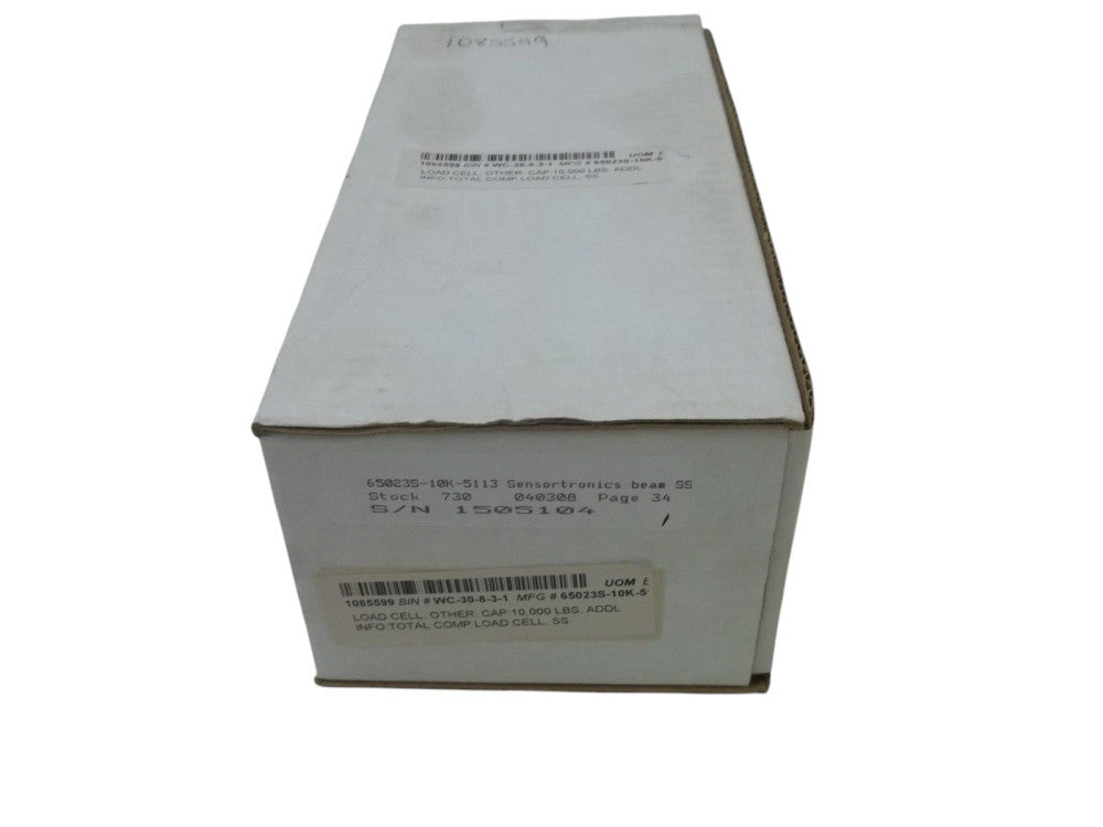 SENSORTRONICS 65023S10K-5113 LOAD CELL 10K LBS. NSMP
