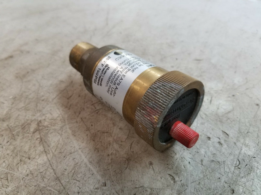 HONEYWELL AIR VENT 3/4" MNPT 150 PSI BRASS SHELL 250º F EA79A1004