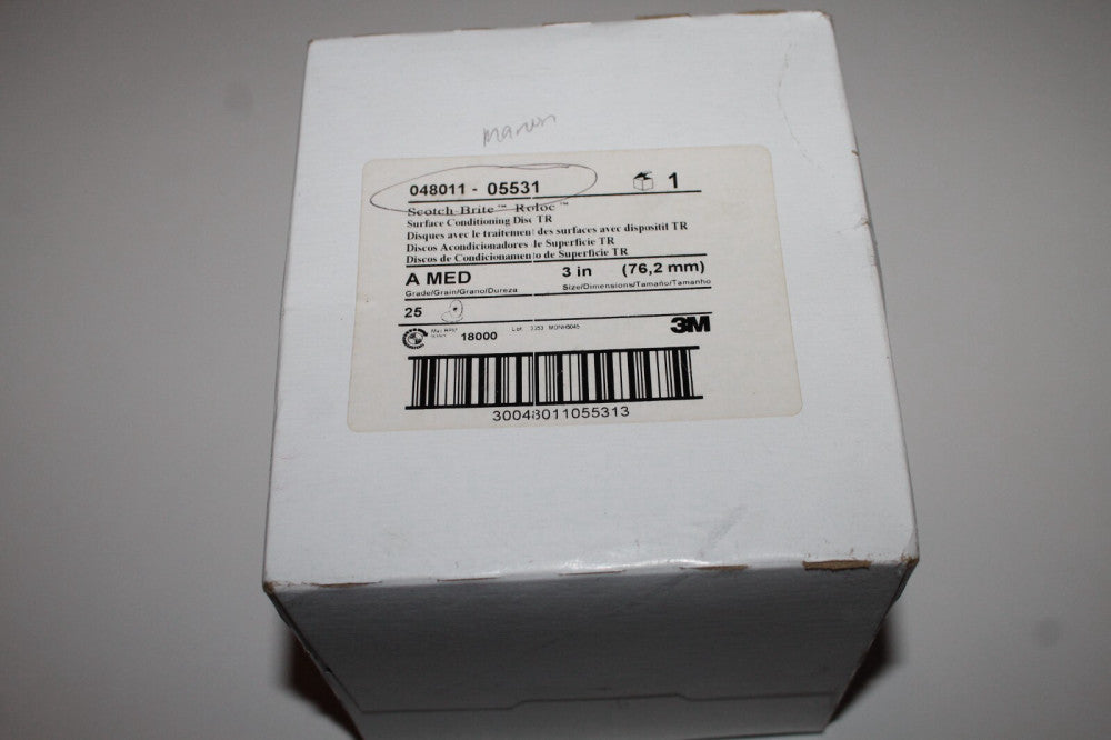 3M SCOTCH-BRITE ROLOC DISCS 60 GRIT, 361F, (50 DISC)