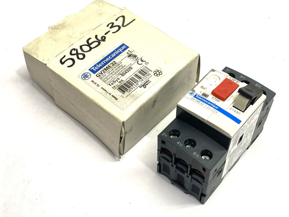Schneider Electric GV2ME32 Telemecanique Motor Circuit Breaker 24-32A