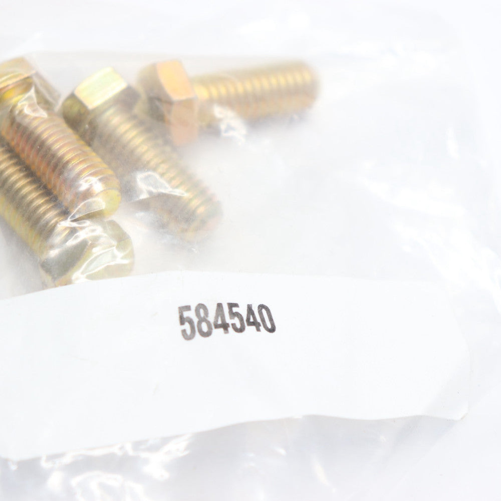 (4-Pk) Hex Bolts Zinc 3/8" X 1-1/4" 584540