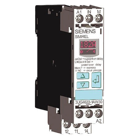 Siemens 3Ug4622-1Aw30 Digital Monitoringrelay,15A,24-240Vac/Dc