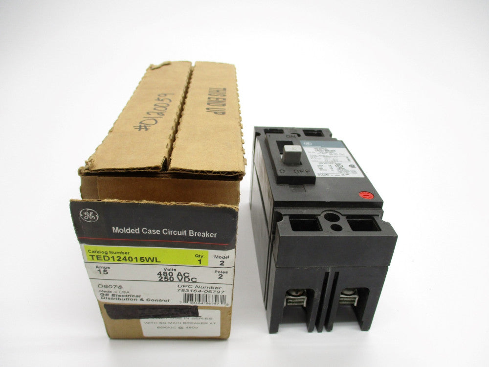 GENERAL ELECTRIC TED124015WL 480VAC 15A (GREEN) NSMP
