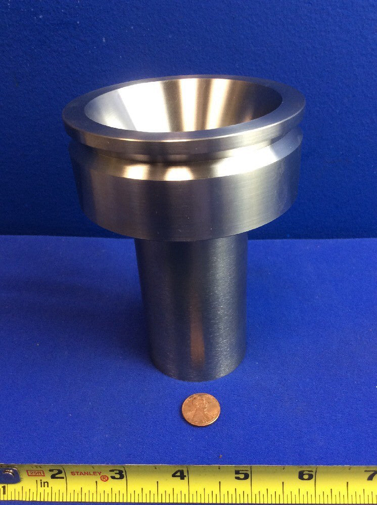 #32 AUGER FILLER STRAIGHT FUNNEL 4" HUB FOR ALL-FILL, AMS, SPEE-DEE, MATTER-BURT