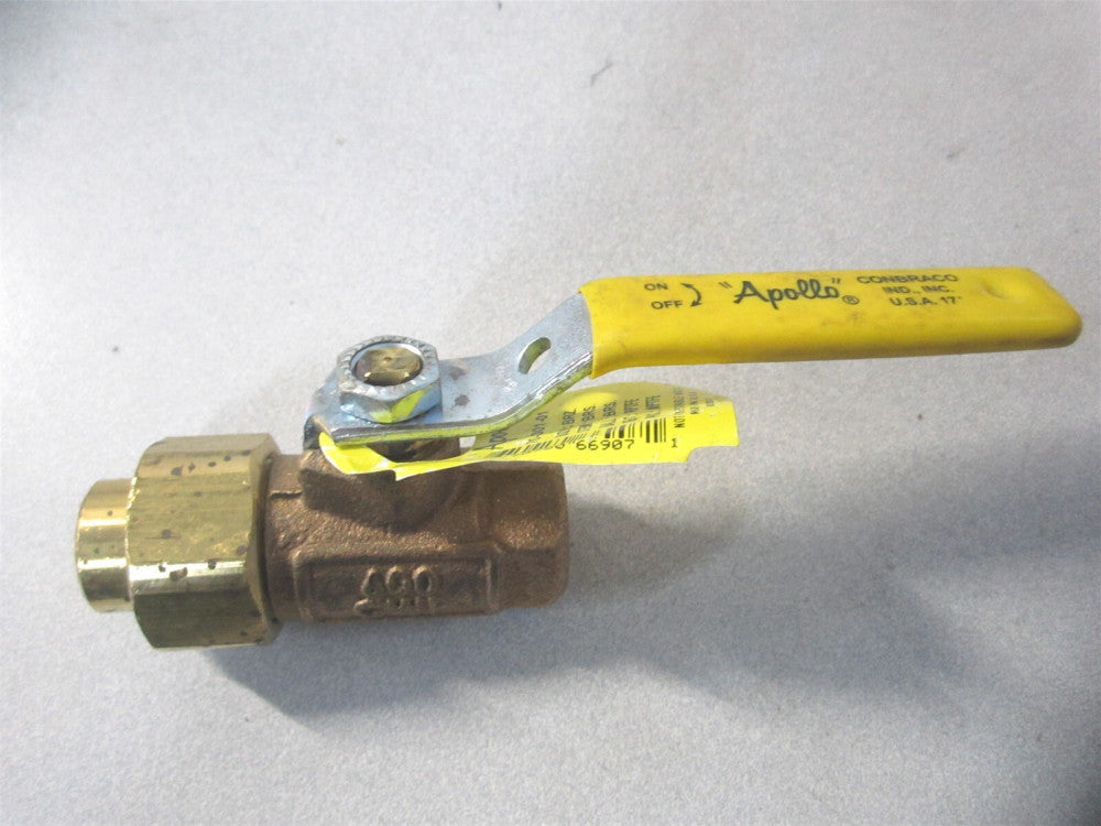 Apollo (70-301-01) 1/4" FNPT x FNPT Single Union Ends Manual Ball Valve