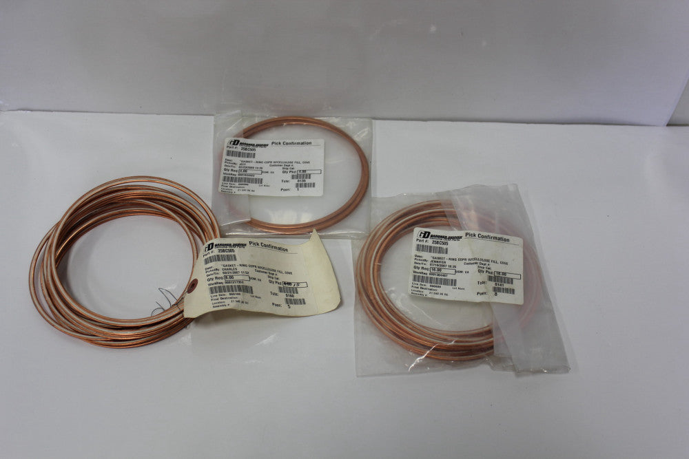 35 GARDNER DENVER OEM COMPRESSOR COPPER GASKET 25BC505 (S8-3-24D