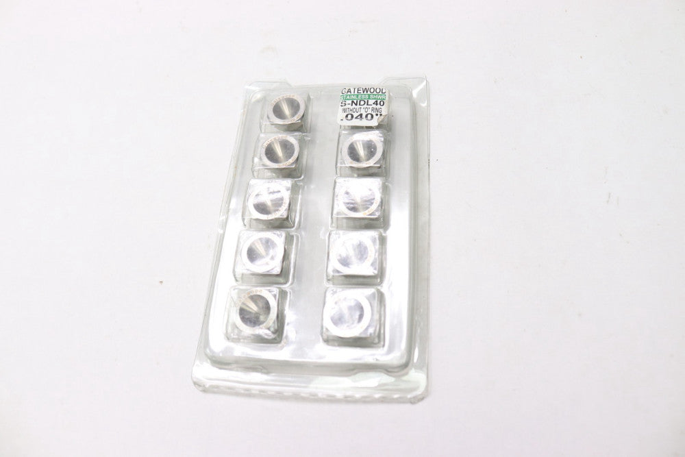 (10-Pk) Gatewood Stainless Steel Shwr w/o O Ring .040" S-NDL40