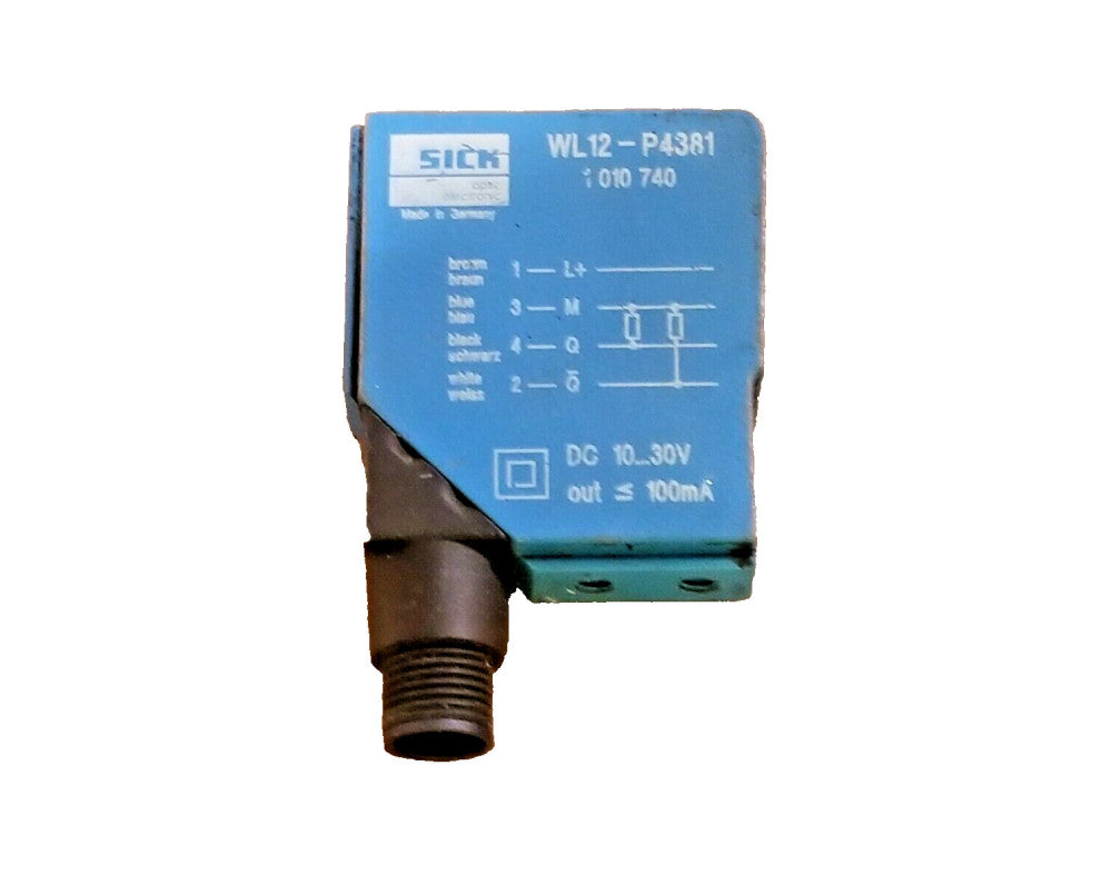 SICK PHOTOELECTRIC SENSOR 10/30 VDC 4 PIN WL12-P4381