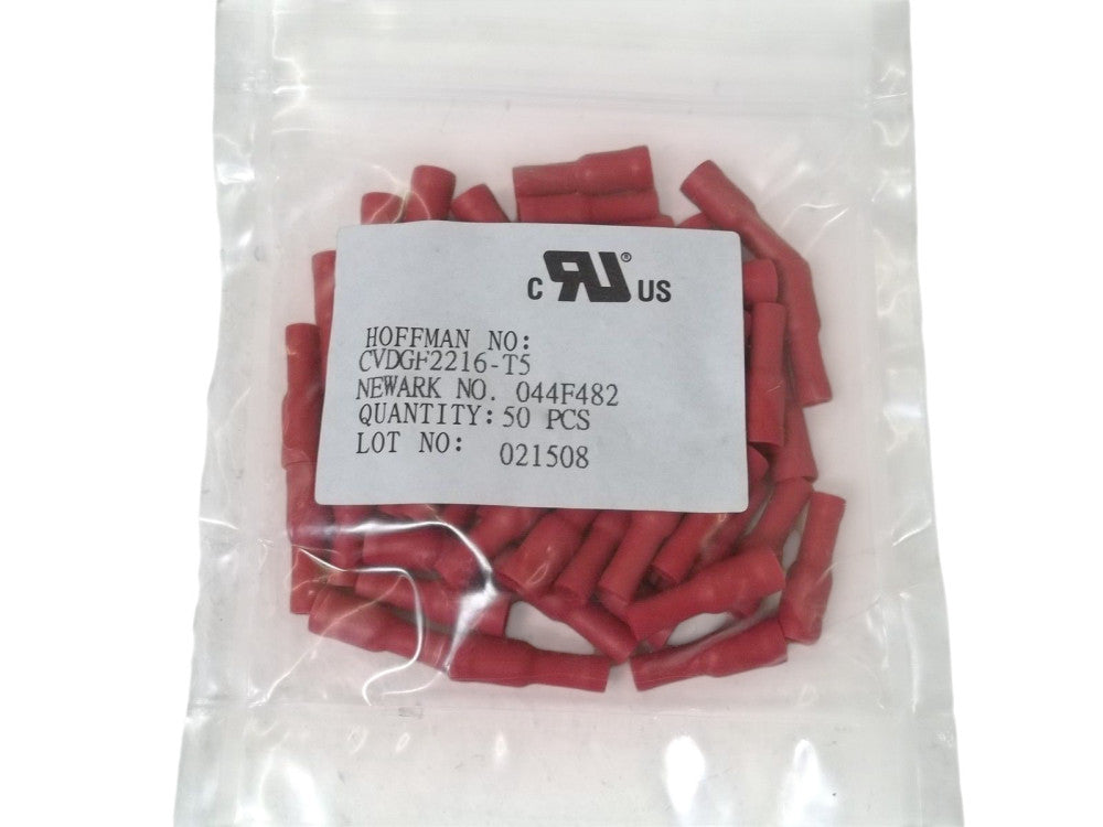 LOT OF 100 HOFFMAN CVDGF2216-T5 TERMINAL, FEMALE DISCONNECTOR NSMP