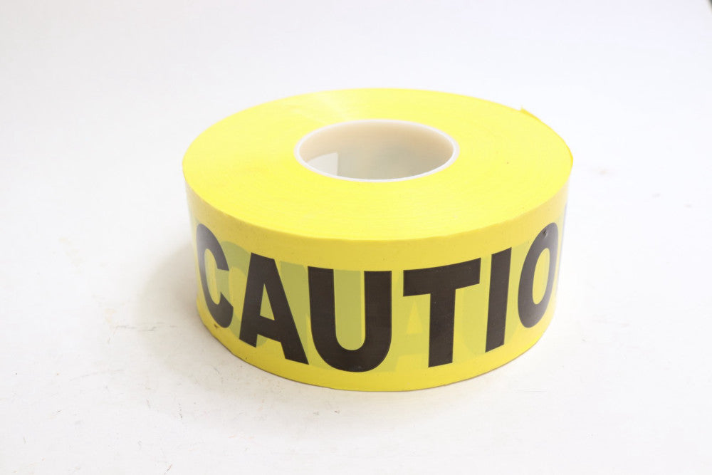 Caution Barrier Tape Yellow 1000' 3" 0421YE300-P1S