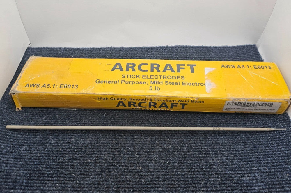 Arcraft AWS A5.1 E6013: 2.5mm Premium Welding Stick Electrode 5lb Mild steel