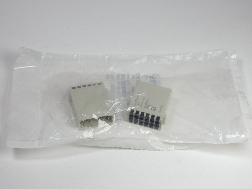 *Lot of 2* Harting 09140122634 Han DD Male Quick-Lock Module Connector Plug 2...
