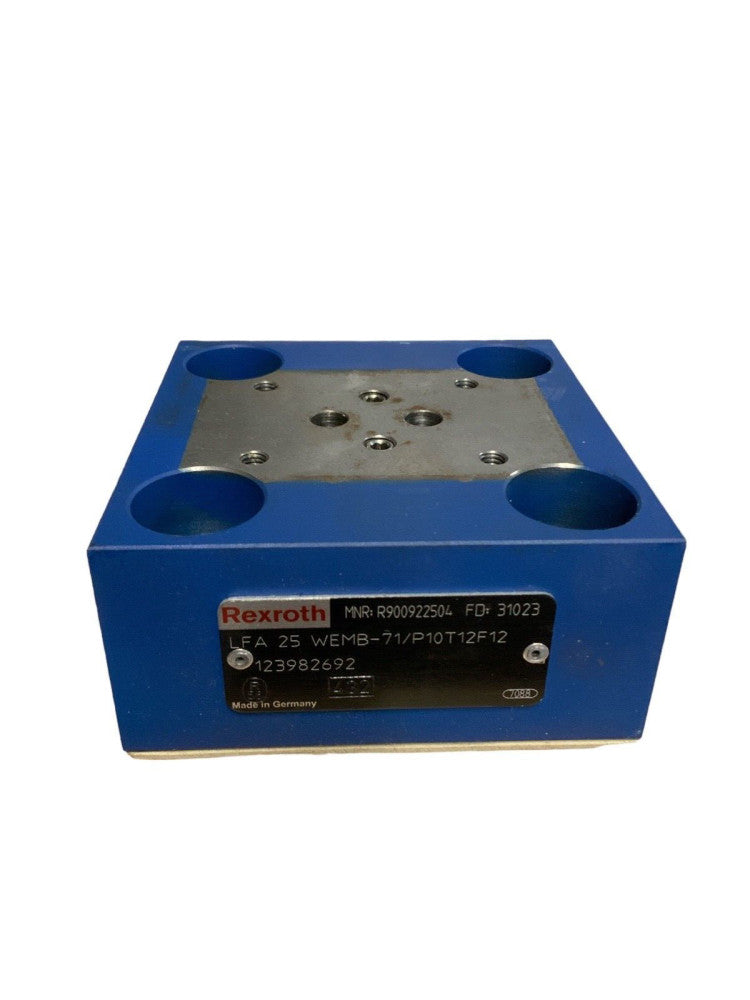 Rexroth Valve Body R900922504 LFA25WEMB-7/P10T12F12