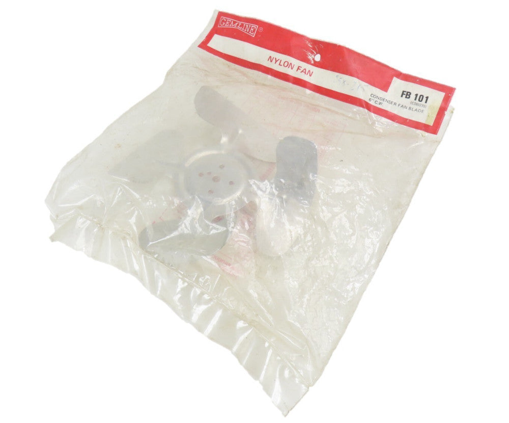 Gemline FB101 6" CW Condenser 4 Blade Fan NEW NO BOX