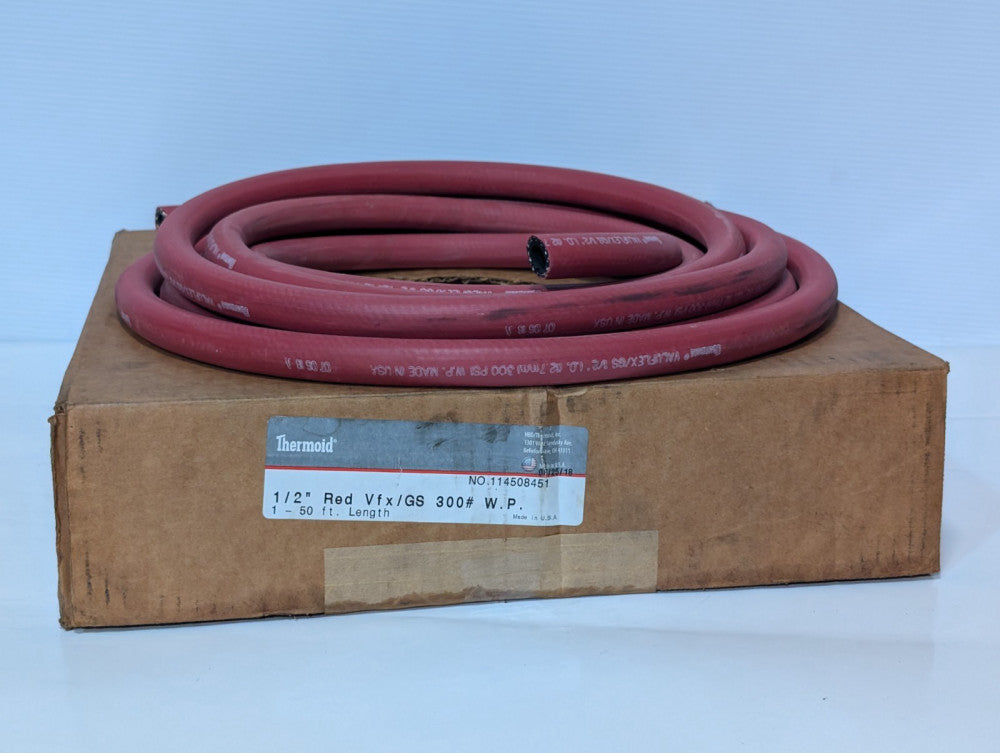 HBD/Thermoid No. 114508451 Automotive Heater Replacement Hose, 1/2" Red As Shown