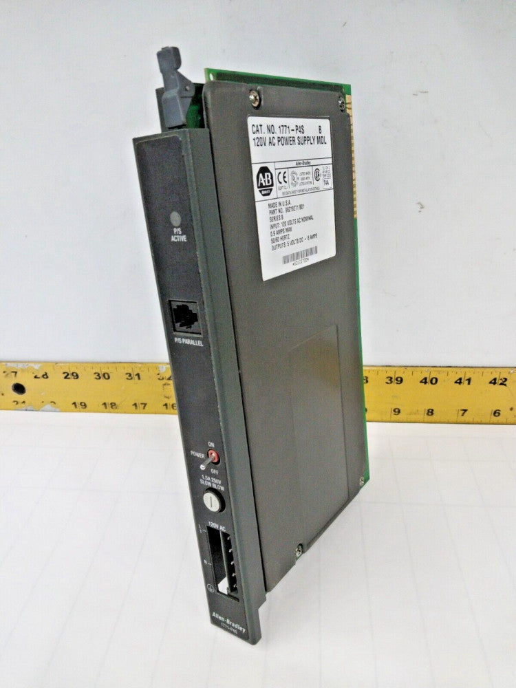 ALLEN BRADLEY 120 VAC POWER SUPPLY MODULE 1771-P4S SERIES B