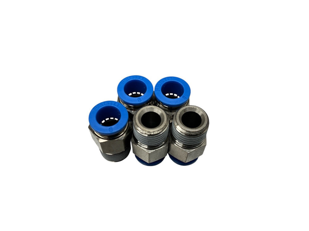 5 PC Festo QS-1/4-8 Pneumatic Connector Fitting Air Line