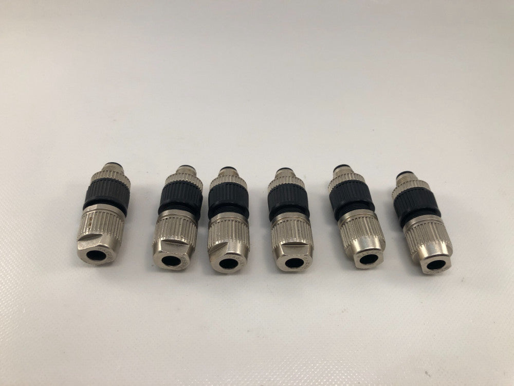HARTING 21031111405 Straight CONNECTOR HARAX M12 4pole PLUB (lot of 6 pcs)
