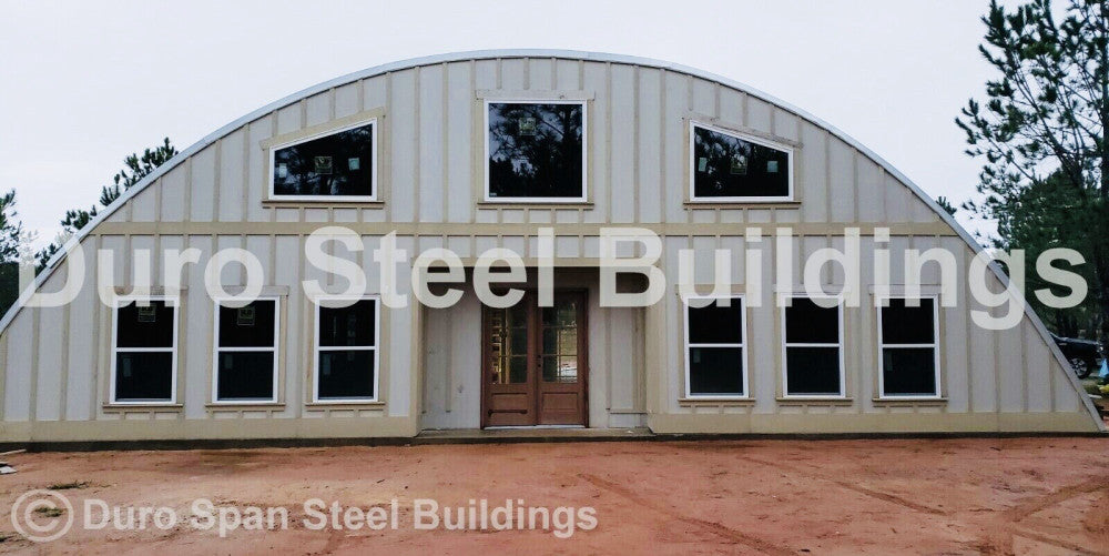 NEW DuroSPAN Steel 51x30x17 Metal Quonset Home Style Building Kits Open DIY Ends