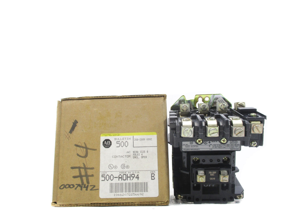 ALLEN BRADLEY 500-AOH94 SER. B 208V (BR/YL) NSMP