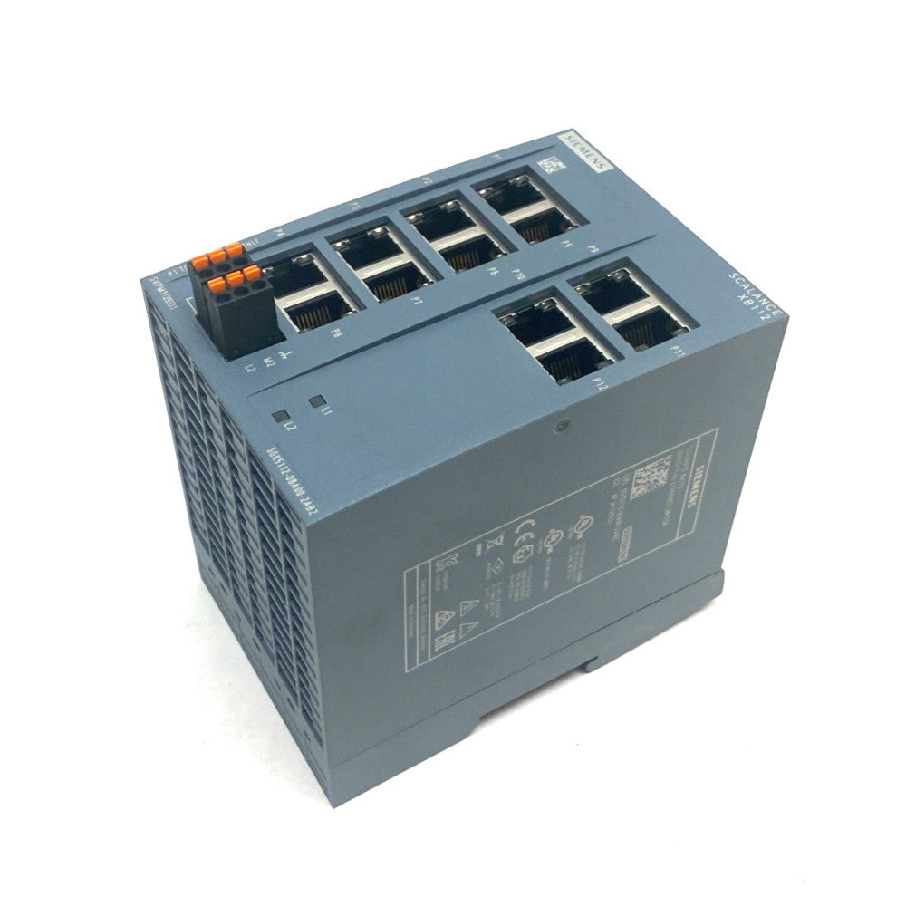 Siemens 6GK5112-0BA00-2AB2 SCALANCE XB112 Unmanaged IE Ethernet Switch