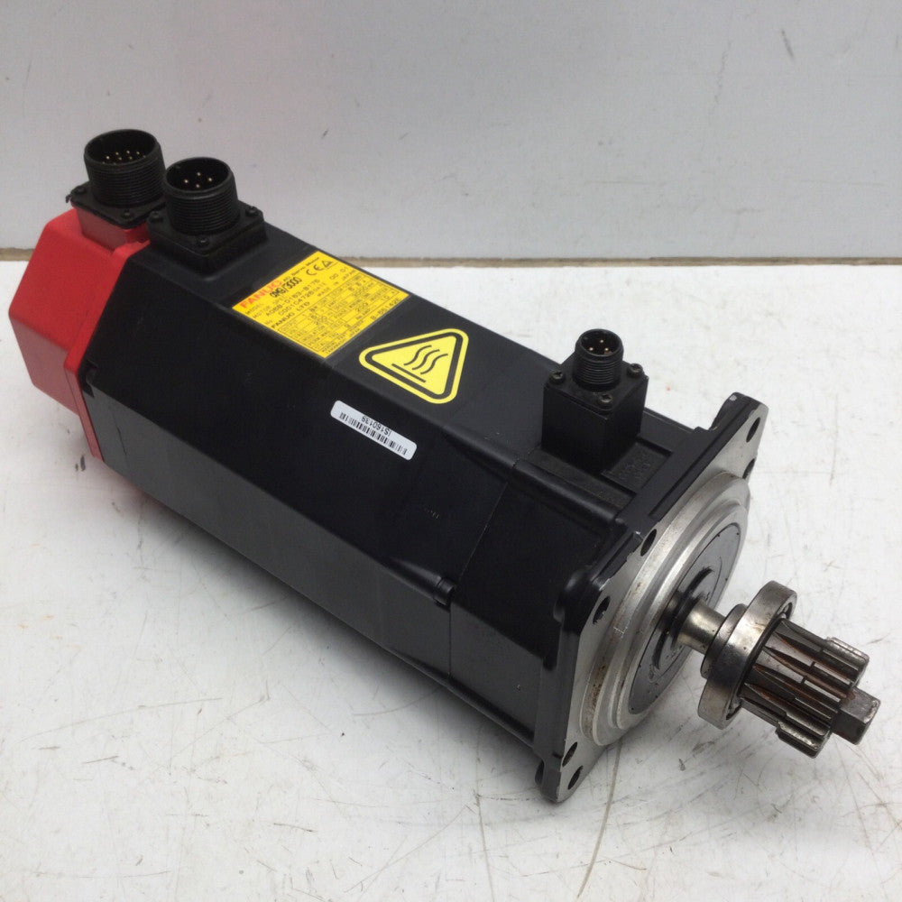 FANUC AM9/3000 AC Servo Motor A06B-0163-B175, 161 V 6, 8 AMP, 3 Phase (LOT#5)