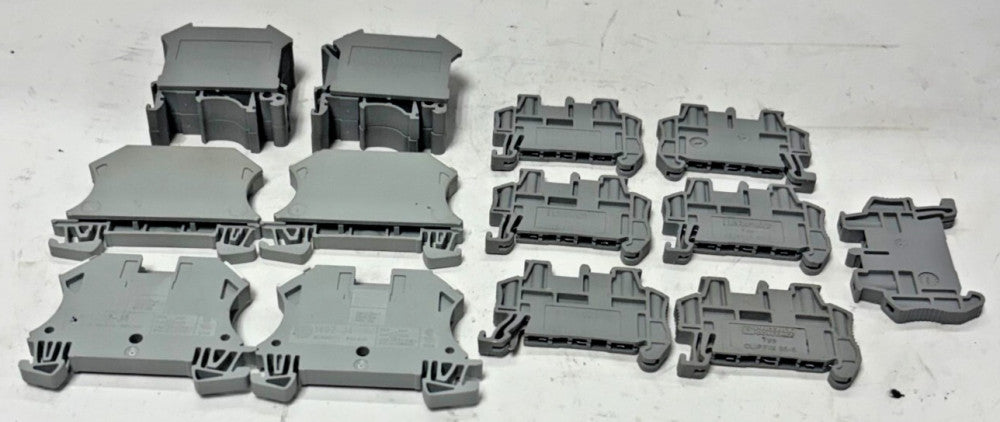 PHOENIX CONTACT TERMINAL BLOCKS LOT OF 15 TYPE UK62 1492-J4 CLIPFIX 35-5 800V