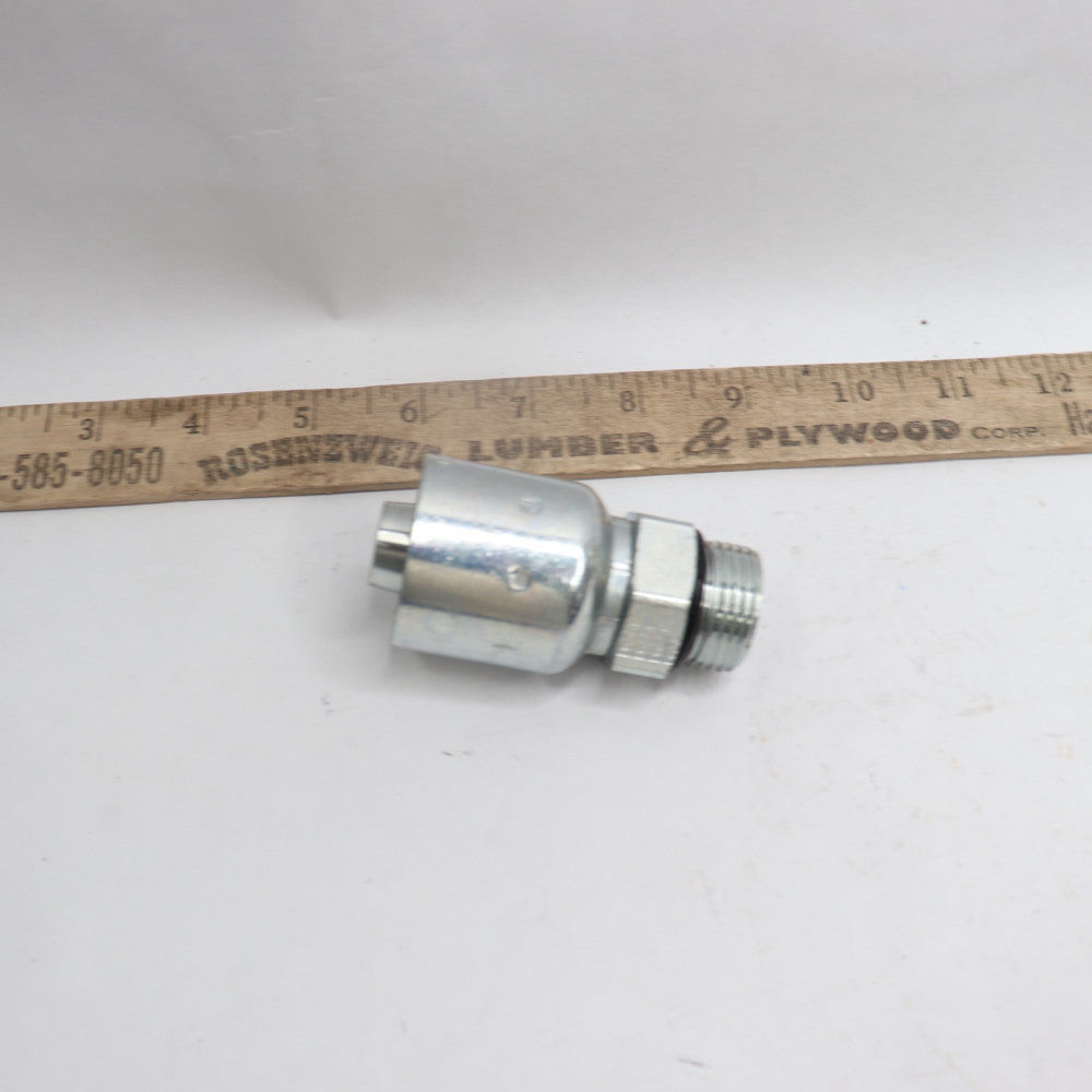 Male Straight Connector 316 Stainless Seel 3/4" X 3/4" Hose P10543-12-12