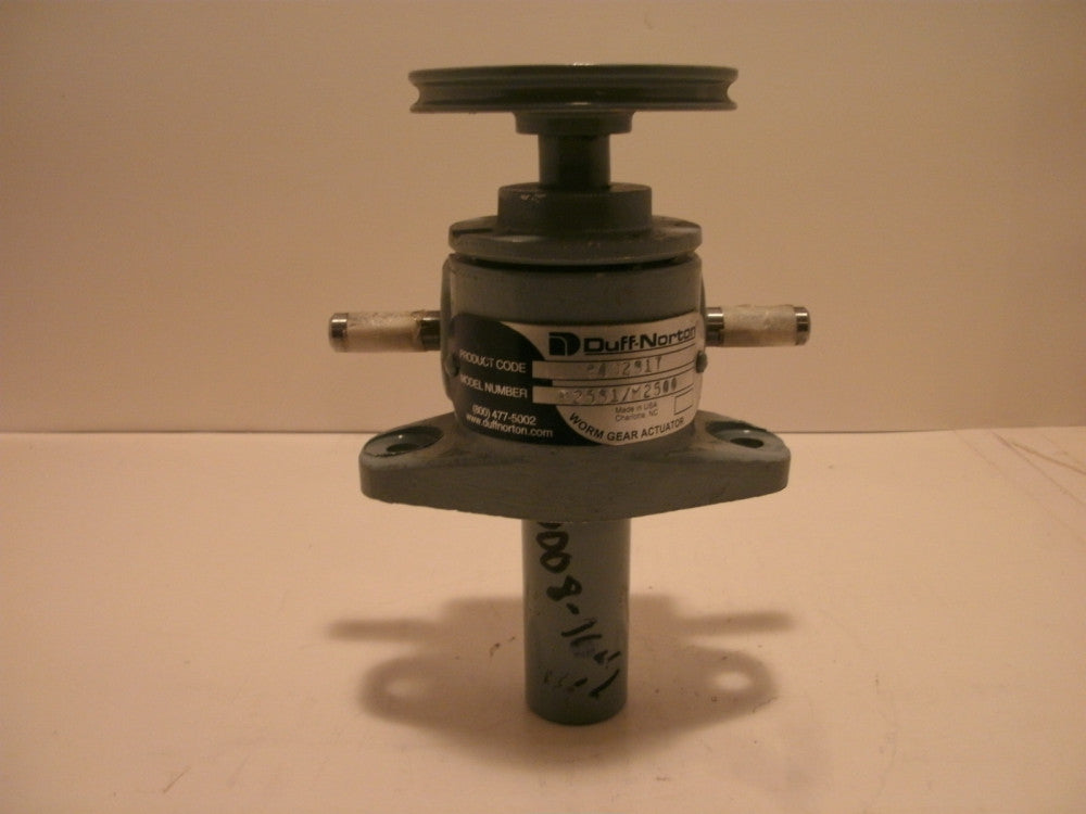DUFF-NORTON M2501/M2500 WORM GEAR ACTUATOR 2000 LB 3" TVL NEW NO BOX