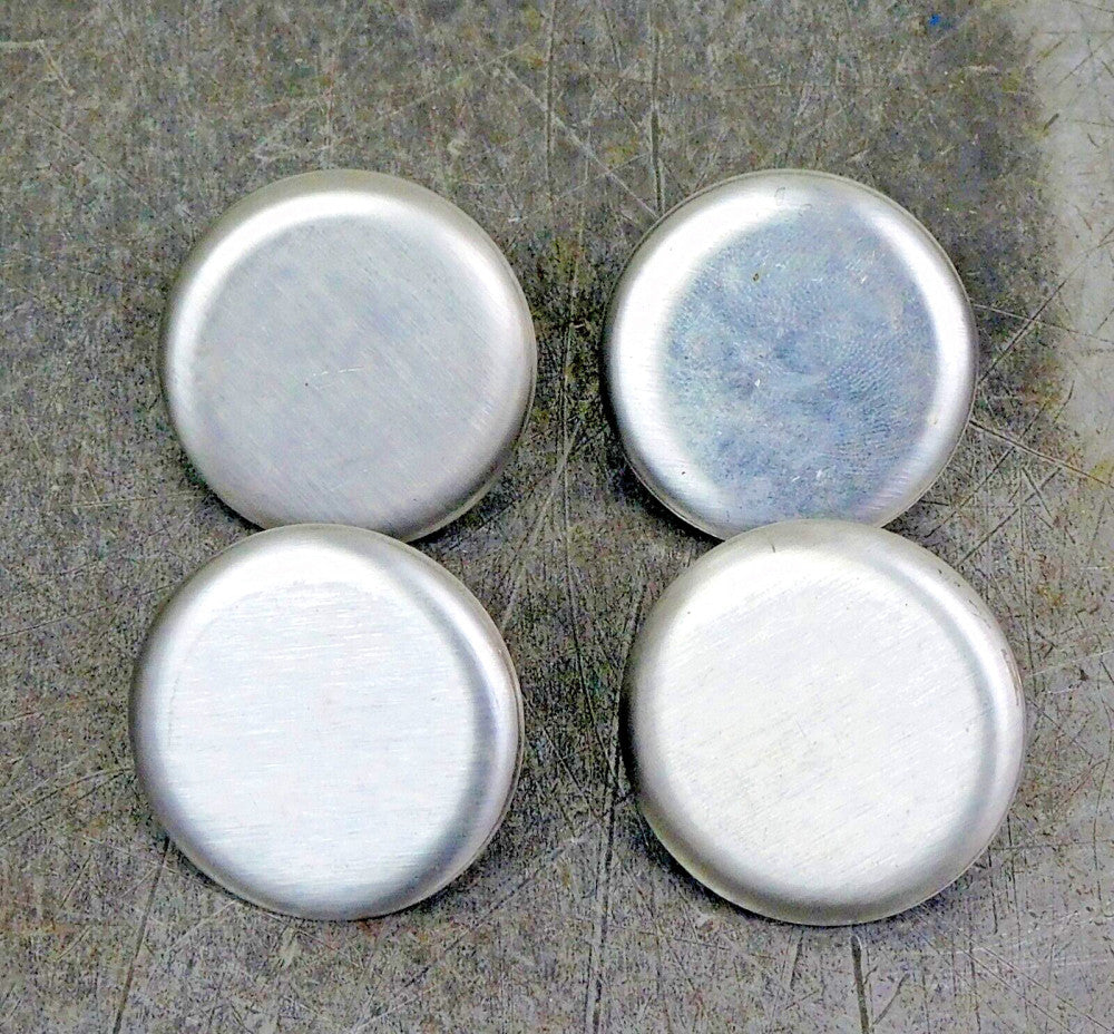 Hoffman 3/4" Stainless Steel Conduit Push Button Hole Knock Out Lot of Four (4)