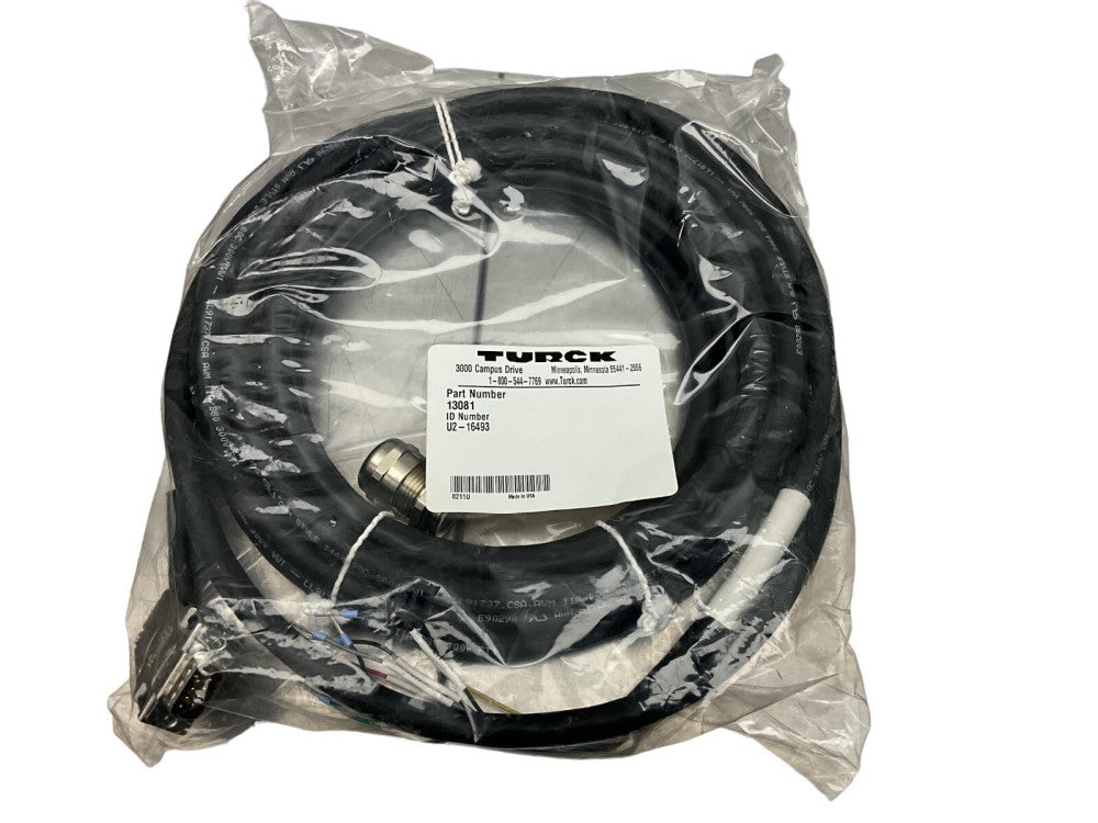 Turck 13081 Induct RS B450 Cable Assembly Resolver W4053 Induct