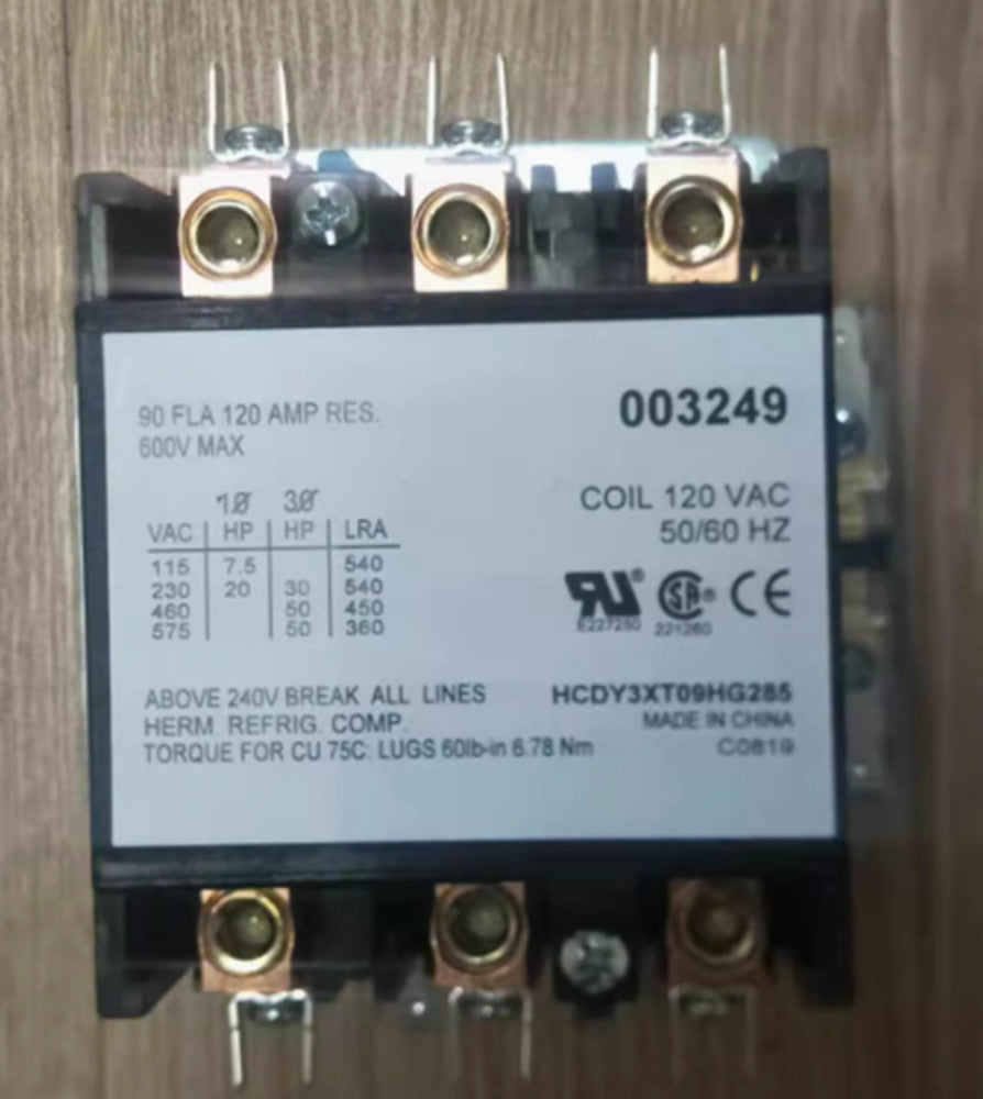 One Brand New HYPERTHERM Maxpro200 003249 Main Contactor 120V 90 FLA
