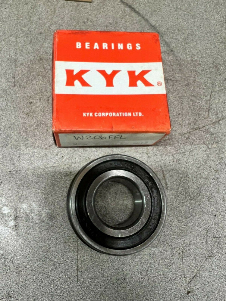 NEW IN BOX KYK W206FFL W206 2RS NR C3 SRI2 BALL BEARING W206RSNRC3