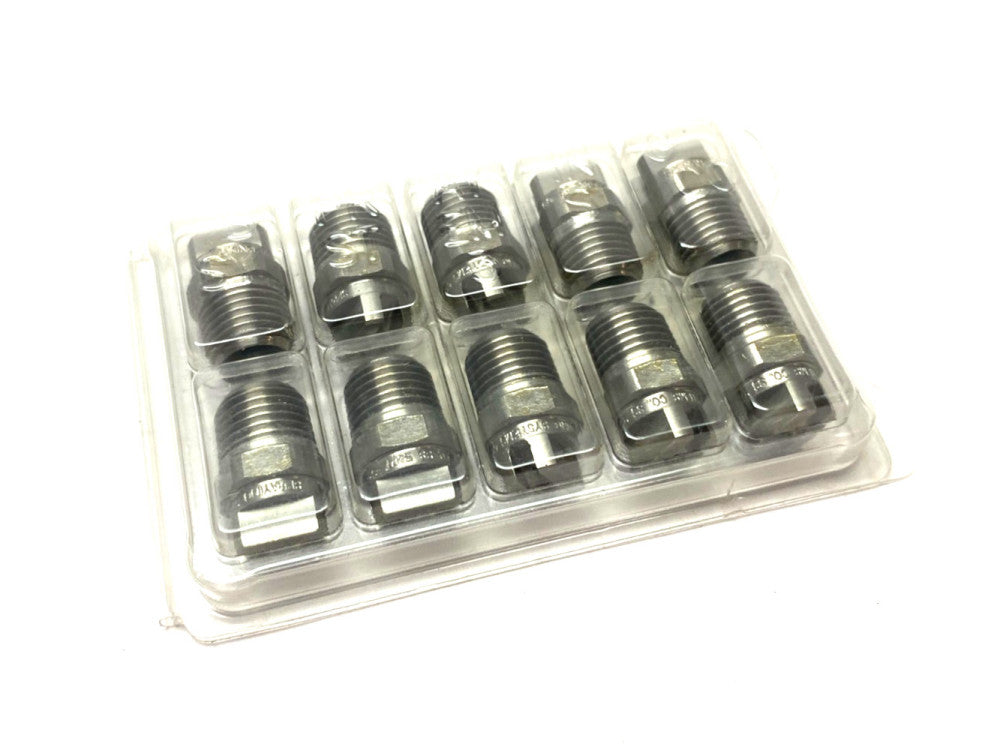 Spraying Systems H1/4VV-SS6508 VeeJet Stainless Steel Jet Nozzle Tip PKG OF 10