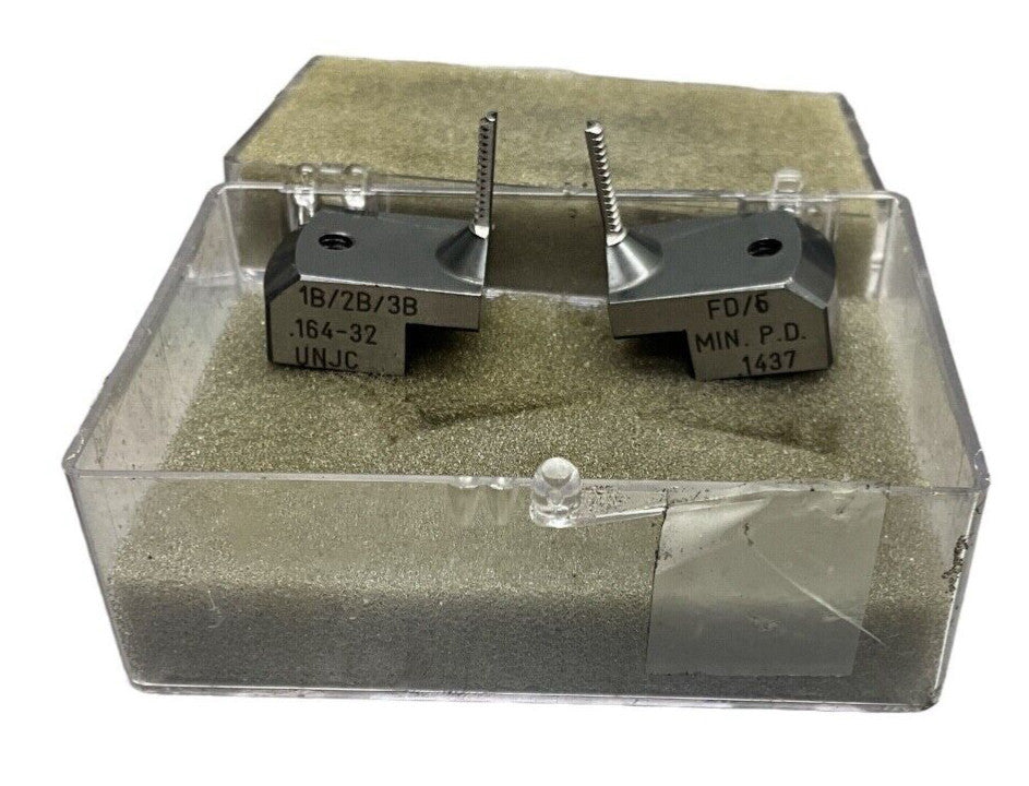 JOHNSON GAGE .164-32 UNJC .1437 Thread Gage / Comparator Segments