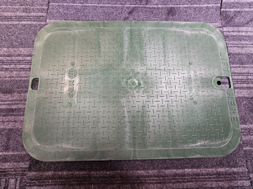 NDS 22" x 15" Underground Sprinkler Irrigation Control Valve Box Cover, Green