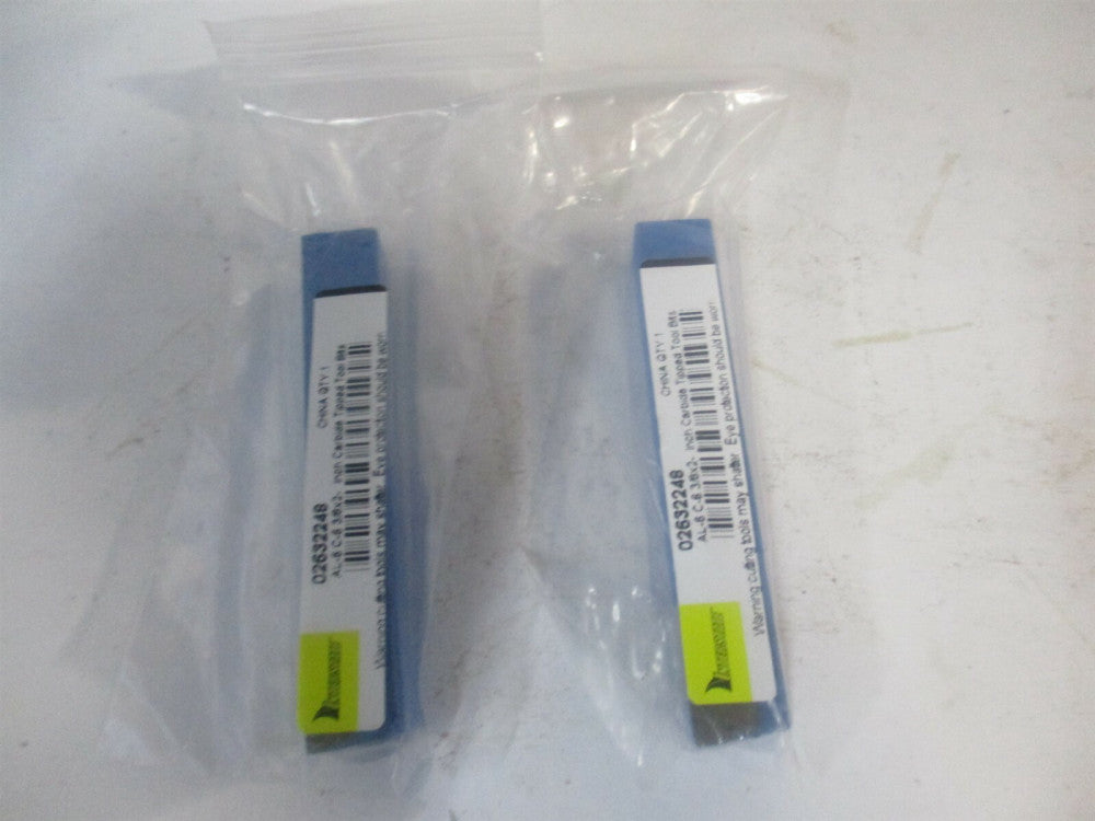 (383-0136) 3/8 x 3/8″ C6 Square Shoulder Turning Single Point Tool Bit - Qty 2