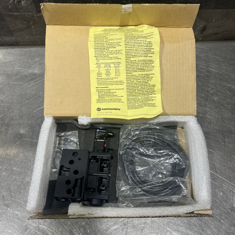 Norgren solenoid valve MK01GEA34ALJD Nos Surplus