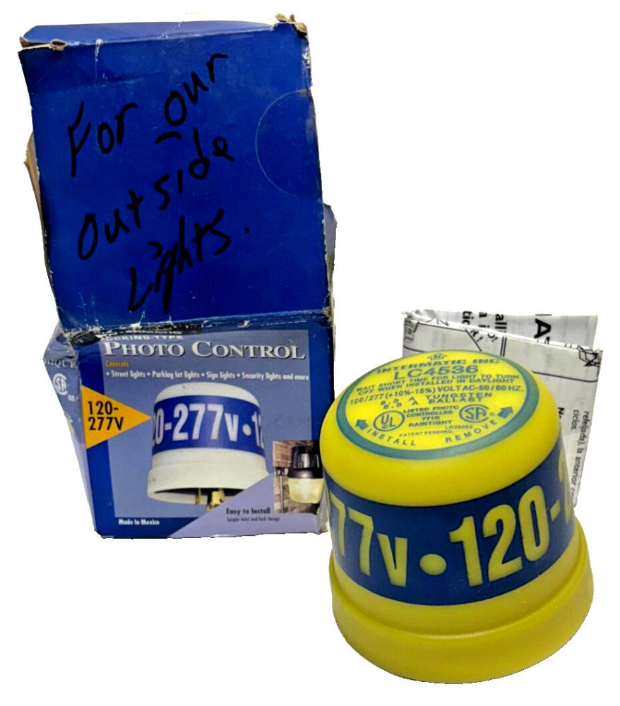 INTERMATIC ELECTRONIC PHOTOCONTROL LC4536C 120-277VOLT 10000 LIFE HOUR
