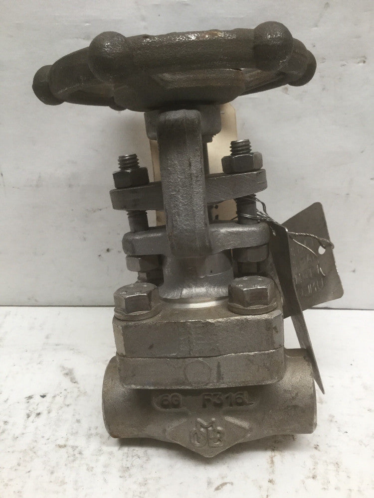 OMB 810 1/2” Stainless Steel Gate Valve F316L B16.34/BS5352