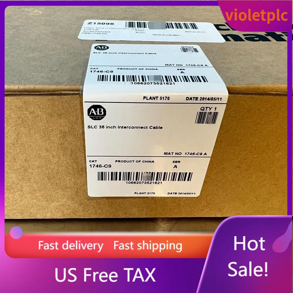 Free Tax 1746-C9 AB SLC 36 Inch Interconnect Cable New Sealed Fast Shipping