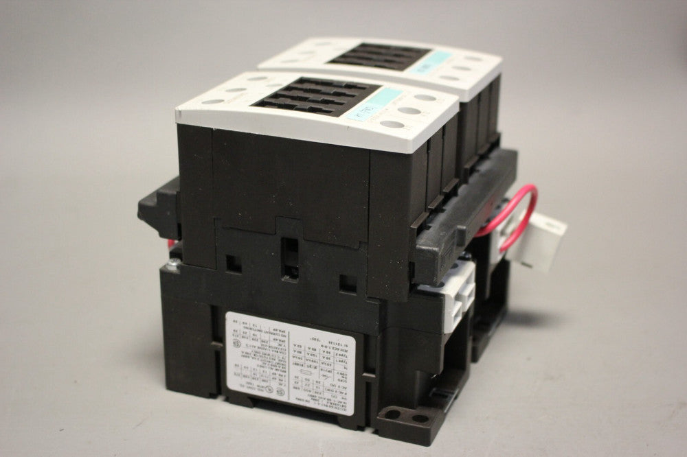 UNUSED SIEMENS REVERSING CONTACTOR ASSEMBLY 3RA13368XB301AK6/3RA1336-8XB30-1AK6