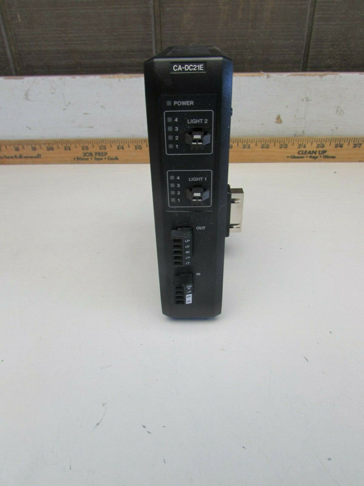 KEYENCE CA-DC21E , LIGHT CONTROLLER, EXCELLENT TAKEOUT! MAKE OFFER!