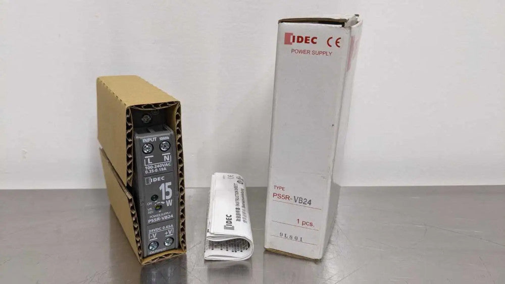 idec PS5R-VB24 Power Supply 100-240VAC 0.35-0.19A 15W to 24VDC 0.65A