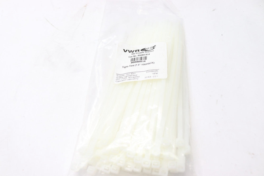 (100-Pk) VWR Traceable Tight-Ties Nylon 7.5" 80080914