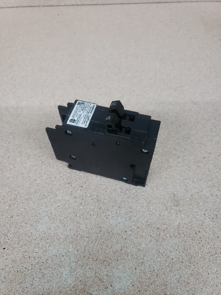 Siemens Type Q1515NC Twin Tandem Circuit Breaker 15-15A Amp 120/240V 1-1 Pole