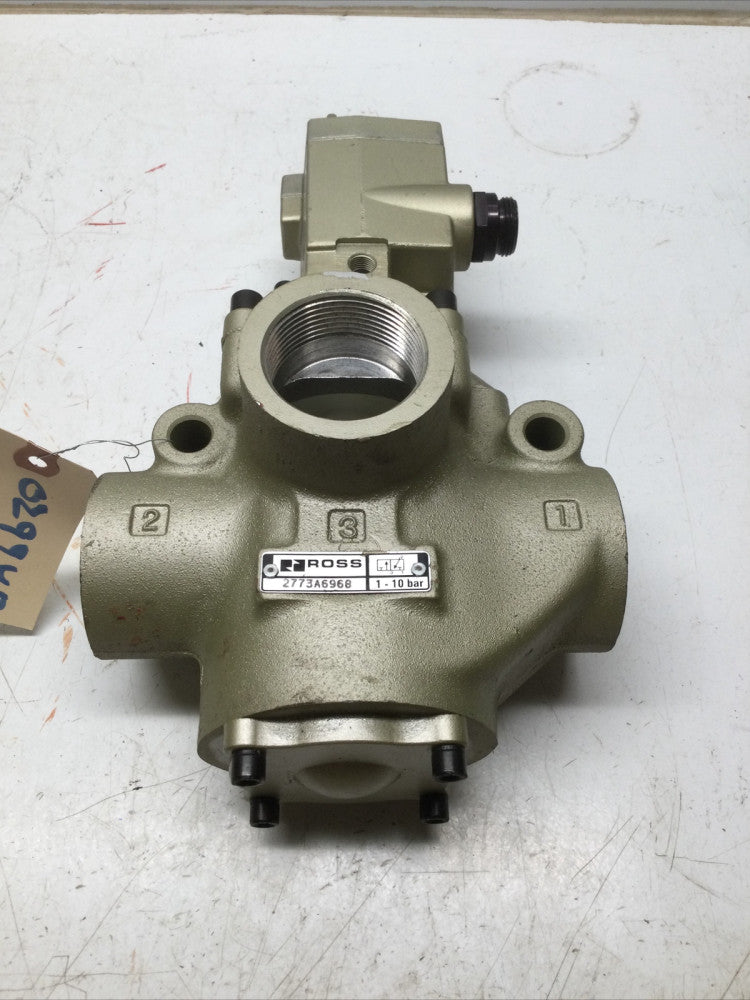 Ross 2773A6968 Solenoid Valve 3-Port 110-120V Looks New Selling As Used