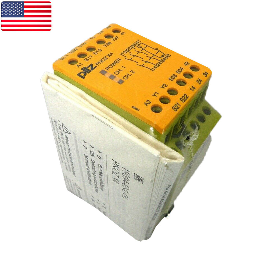 One Brand New PILZ 774730 PNOZ X4 24VDC 3n/o 1n/c Safety relay module - US Stock